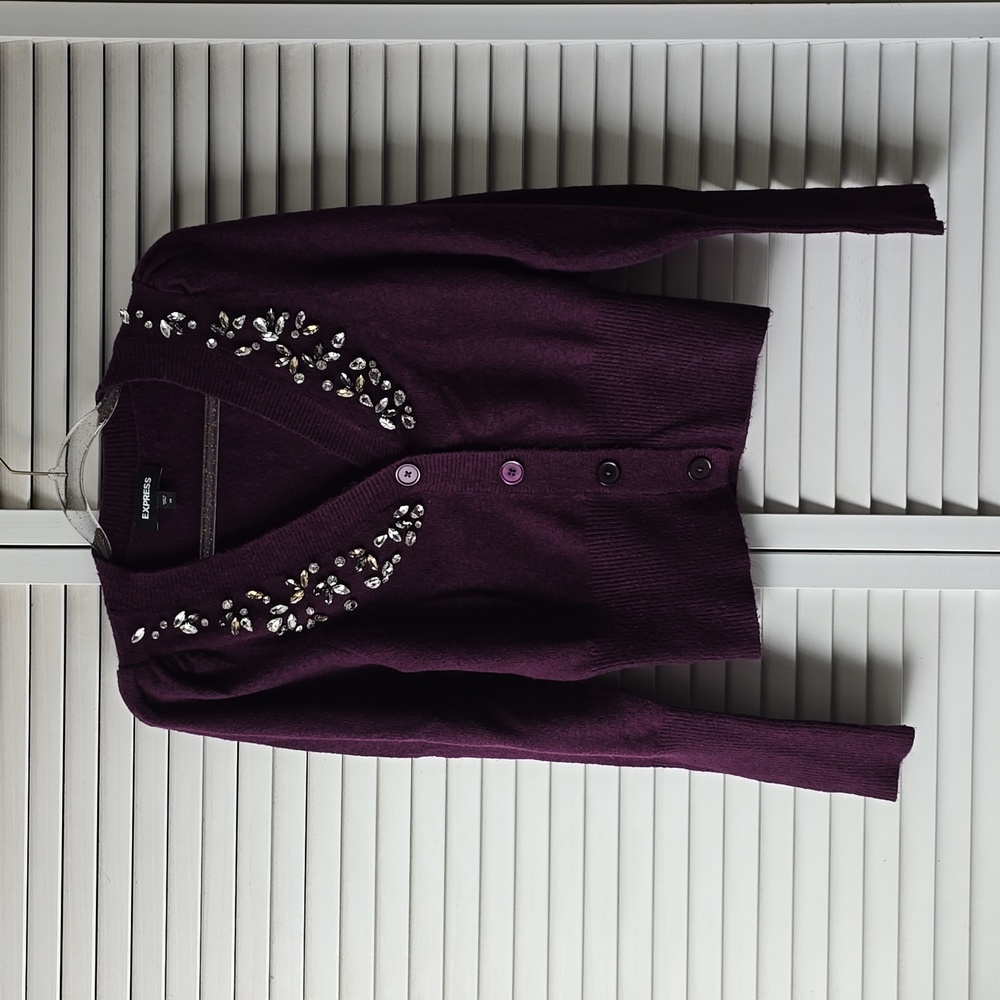 Express Embellished Cardigan
